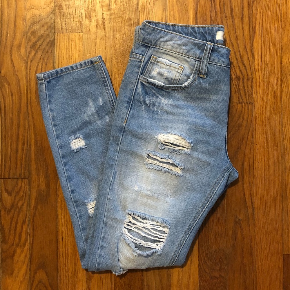Distressed Size 1 Cello Jeans
